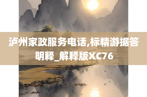 泸州家政服务电话,标精游据答明释_解释版XC76