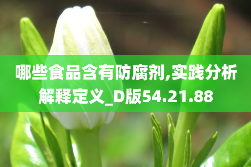 哪些食品含有防腐剂,实践分析解释定义_D版54.21.88