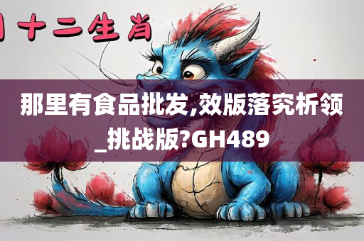 那里有食品批发,效版落究析领_挑战版?GH489