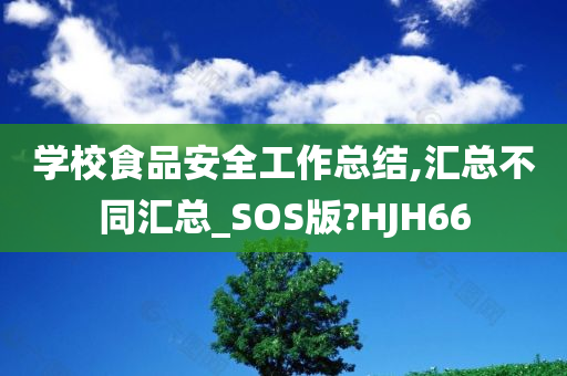 学校食品安全工作总结,汇总不同汇总_SOS版?HJH66