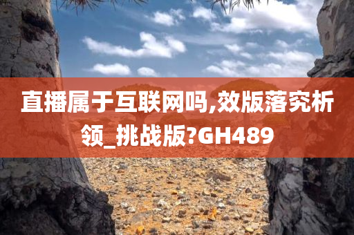 直播属于互联网吗,效版落究析领_挑战版?GH489