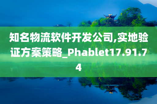 知名物流软件开发公司,实地验证方案策略_Phablet17.91.74