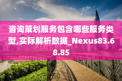 咨询策划服务包含哪些服务类型,实际解析数据_Nexus83.68.85