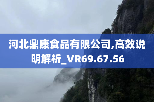 河北鼎康食品有限公司,高效说明解析_VR69.67.56