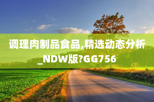 调理肉制品食品,精选动态分析_NDW版?GG756