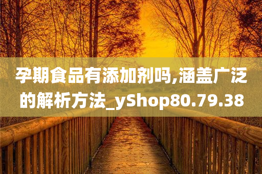 孕期食品有添加剂吗,涵盖广泛的解析方法_yShop80.79.38