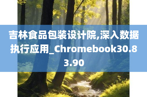 吉林食品包装设计院,深入数据执行应用_Chromebook30.83.90