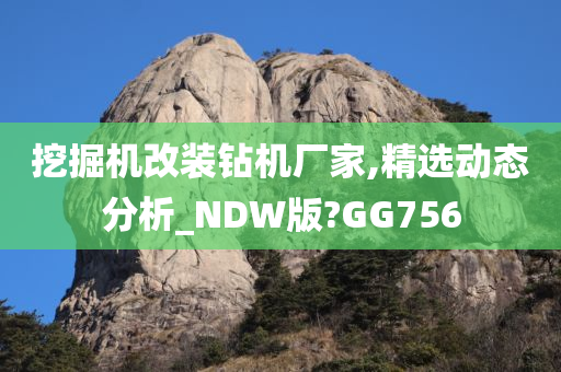 挖掘机改装钻机厂家,精选动态分析_NDW版?GG756