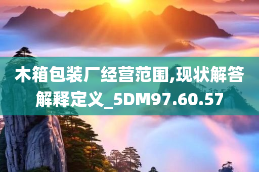 木箱包装厂经营范围,现状解答解释定义_5DM97.60.57