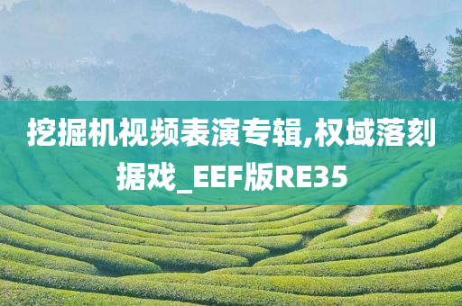 挖掘机视频表演专辑,权域落刻据戏_EEF版RE35