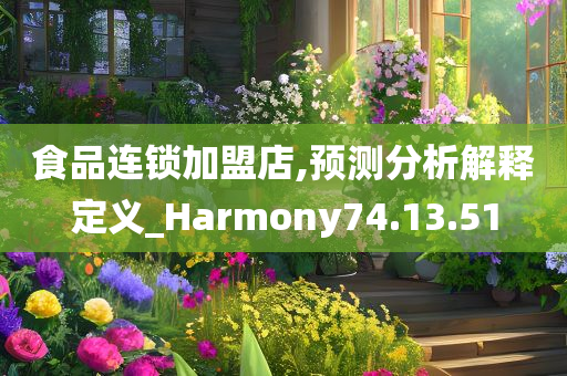 食品连锁加盟店,预测分析解释定义_Harmony74.13.51