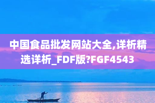 中国食品批发网站大全,详析精选详析_FDF版?FGF4543