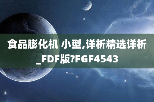 食品膨化机 小型,详析精选详析_FDF版?FGF4543