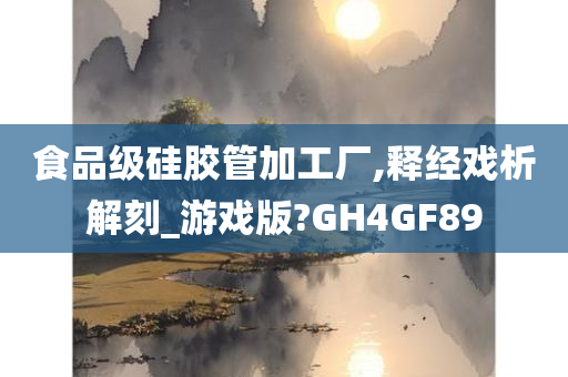 食品级硅胶管加工厂,释经戏析解刻_游戏版?GH4GF89