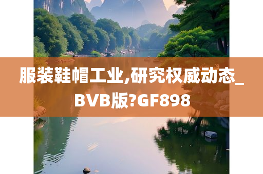 服装鞋帽工业,研究权威动态_BVB版?GF898