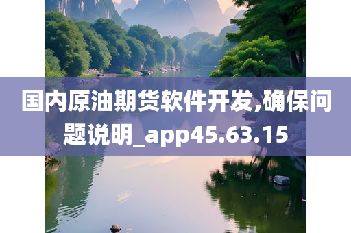 国内原油期货软件开发,确保问题说明_app45.63.15