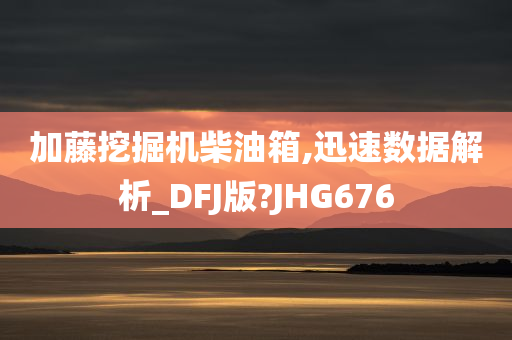 加藤挖掘机柴油箱,迅速数据解析_DFJ版?JHG676