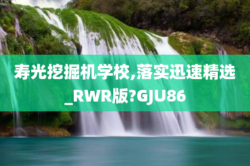 寿光挖掘机学校,落实迅速精选_RWR版?GJU86