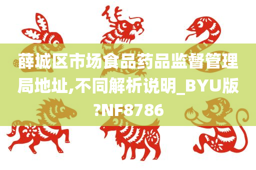 薛城区市场食品药品监督管理局地址,不同解析说明_BYU版?NF8786