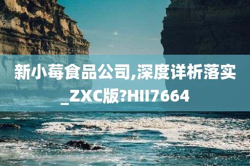 新小莓食品公司,深度详析落实_ZXC版?HII7664