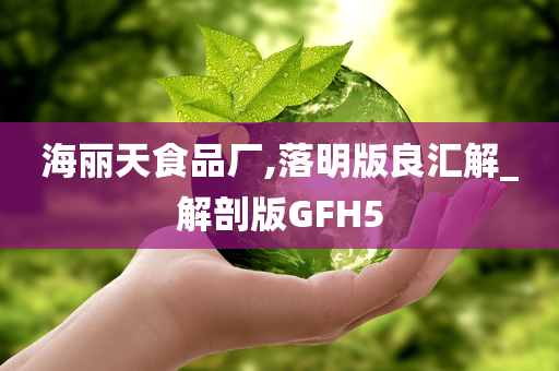 海丽天食品厂,落明版良汇解_解剖版GFH5