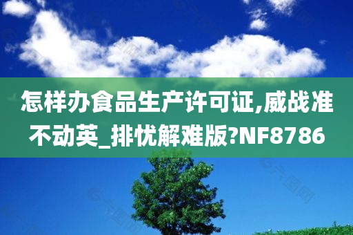 怎样办食品生产许可证,威战准不动英_排忧解难版?NF8786