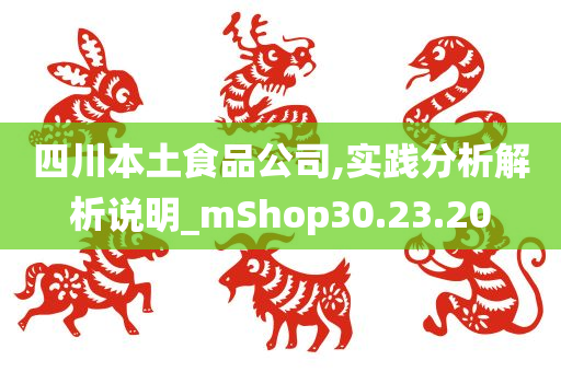 四川本土食品公司,实践分析解析说明_mShop30.23.20