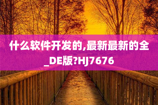 什么软件开发的,最新最新的全_DE版?HJ7676