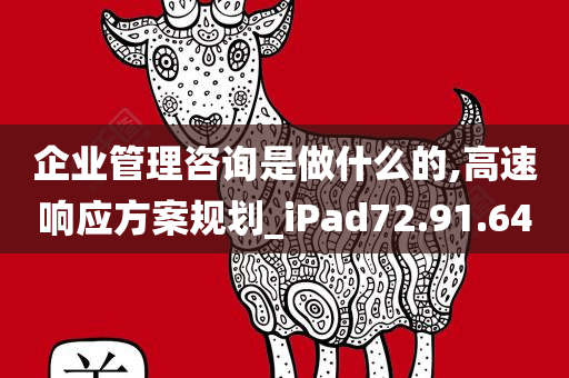 企业管理咨询是做什么的,高速响应方案规划_iPad72.91.64