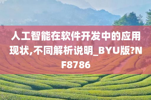 人工智能在软件开发中的应用现状,不同解析说明_BYU版?NF8786