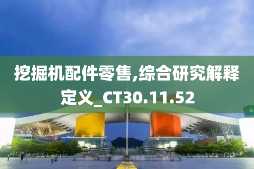 挖掘机配件零售,综合研究解释定义_CT30.11.52