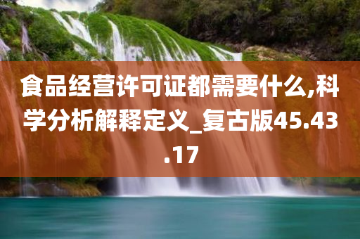 食品经营许可证都需要什么,科学分析解释定义_复古版45.43.17