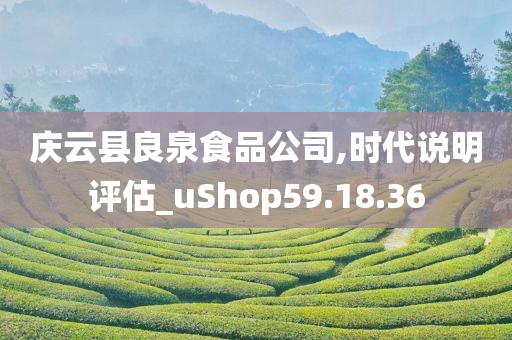 庆云县良泉食品公司,时代说明评估_uShop59.18.36