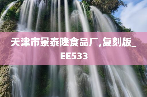 天津市景泰隆食品厂,复刻版_EE533