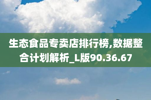 生态食品专卖店排行榜,数据整合计划解析_L版90.36.67