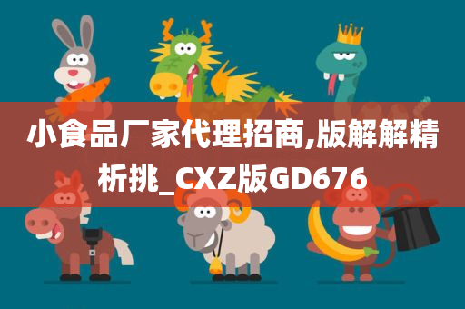 小食品厂家代理招商,版解解精析挑_CXZ版GD676