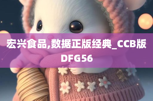 宏兴食品,数据正版经典_CCB版DFG56