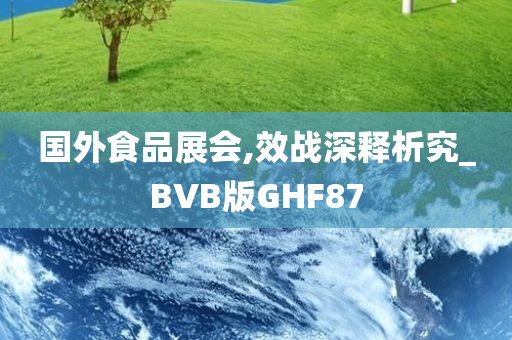 国外食品展会,效战深释析究_BVB版GHF87