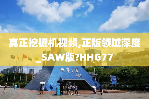 真正挖掘机视频,正版领域深度_SAW版?HHG77