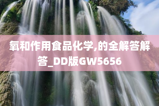 氧和作用食品化学,的全解答解答_DD版GW5656