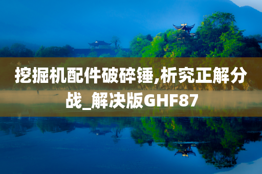 挖掘机配件破碎锤,析究正解分战_解决版GHF87