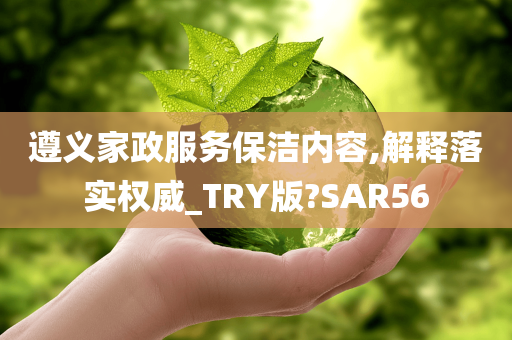 遵义家政服务保洁内容,解释落实权威_TRY版?SAR56