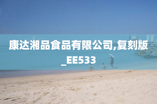 康达湘品食品有限公司,复刻版_EE533