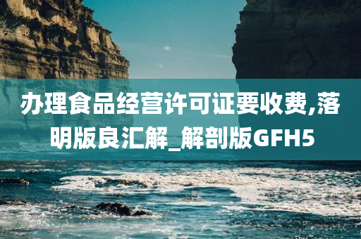 办理食品经营许可证要收费,落明版良汇解_解剖版GFH5