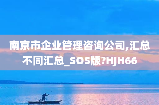 南京市企业管理咨询公司,汇总不同汇总_SOS版?HJH66