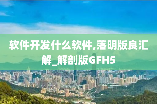 软件开发什么软件,落明版良汇解_解剖版GFH5