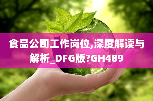 食品公司工作岗位,深度解读与解析_DFG版?GH489