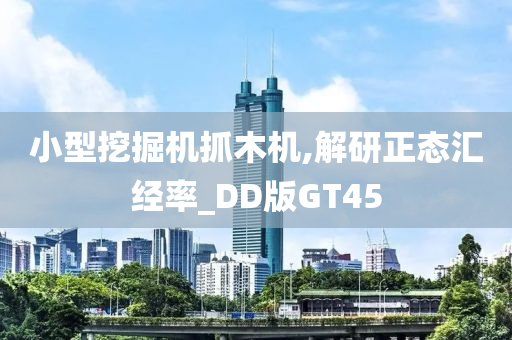 小型挖掘机抓木机,解研正态汇经率_DD版GT45