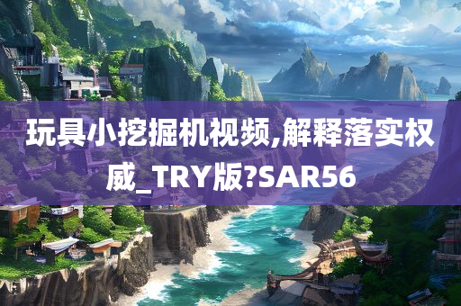 玩具小挖掘机视频,解释落实权威_TRY版?SAR56