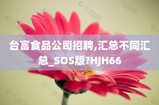 台富食品公司招聘,汇总不同汇总_SOS版?HJH66